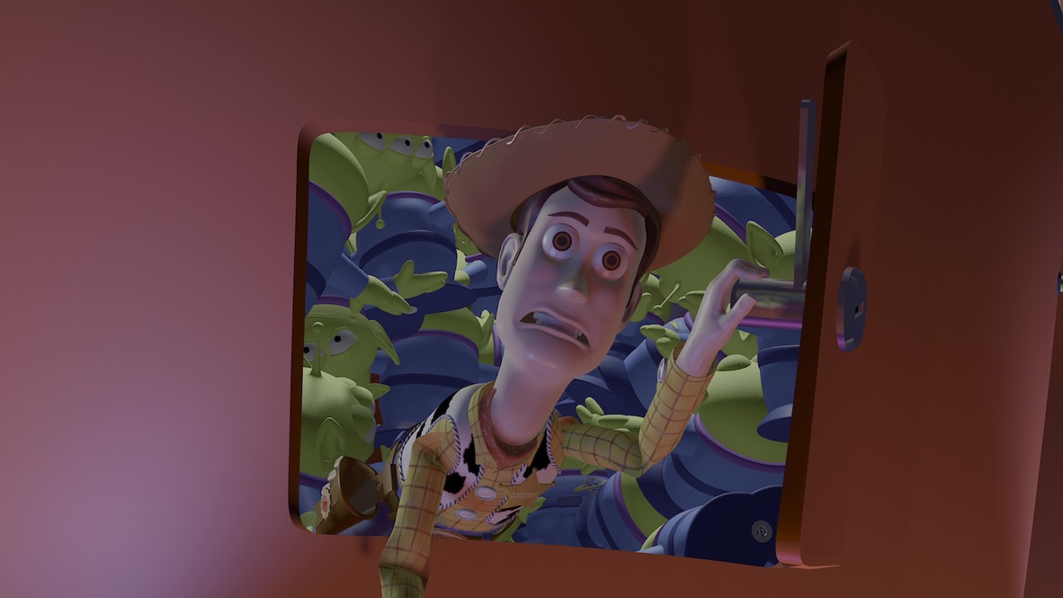 panicked woody